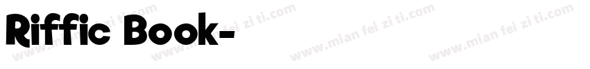 Riffic Book字体转换